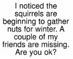 Nuts for winter