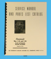 Cincinnati 1-12 & 1-18 Plain Automatic Milling Machine Service & Parts Manual Cover