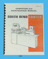 South Bend 14" Lathe Fourteen Operation, Maintenance, & Parts List Manual *1280