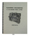 Clausing Colchester 6500 Series 15" Lathes thru sn 42421 #1363
