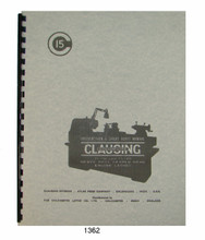 Clausing Colchester 15" Lathe Cover 1362