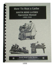 How to Run a Lathe Cover 1333