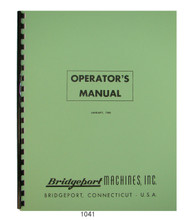 Bridgeport Mill Cover 1041