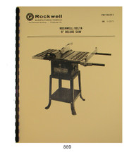 Rockwell Delta Table Saw 889