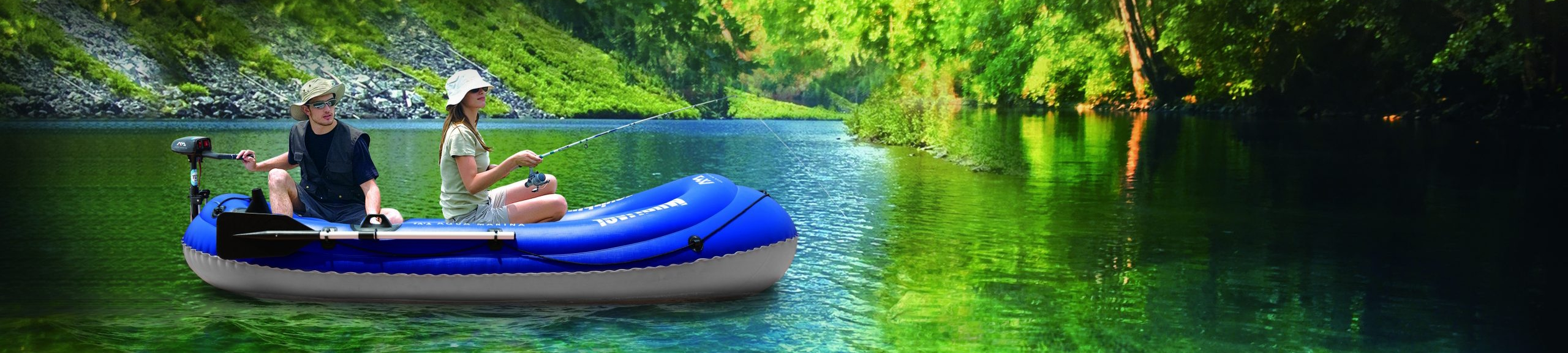 Aqua Marina Wild River Inflatable Boat With T18 Electric Motor (BT