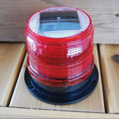Dock Edge Red Marker Light - Solar LED