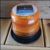 Dock Edge Amber Marker Light - Solar LED