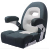 Relaxn Cruiser Series Seat High Back White/Dark Grey Crosshatch