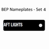 BEP Nameplates for Circuit Identification - Set 4