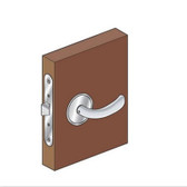 SouthCo McCoy Chrome Door Lock Set