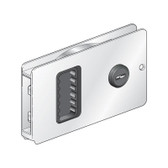 SouthCo Flush Sliding or Bi-fold Door Lock