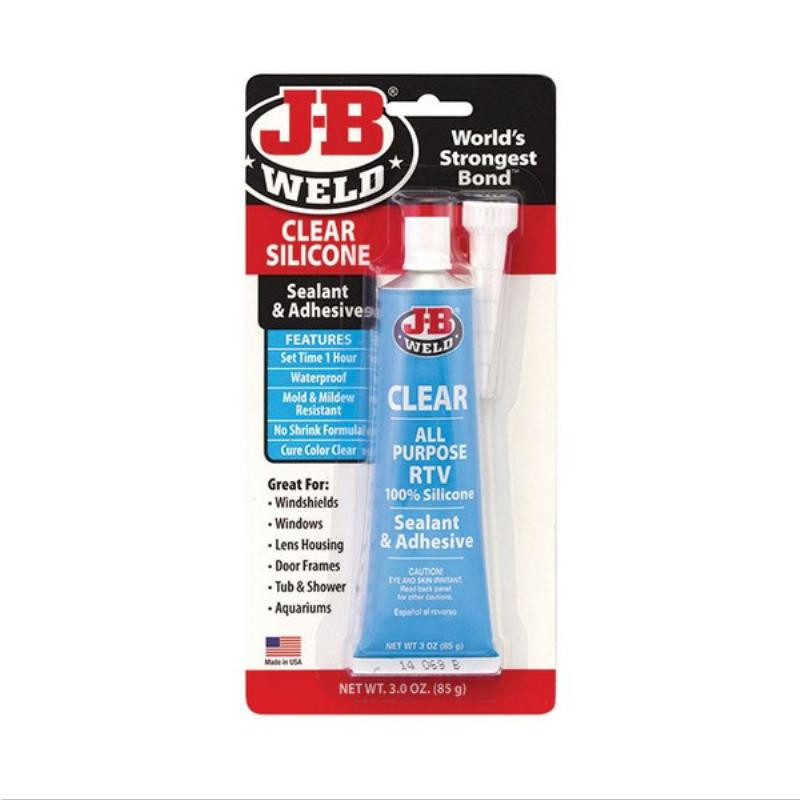 JB Weld Clear Silicone (261480 261496) The Boat Warehouse