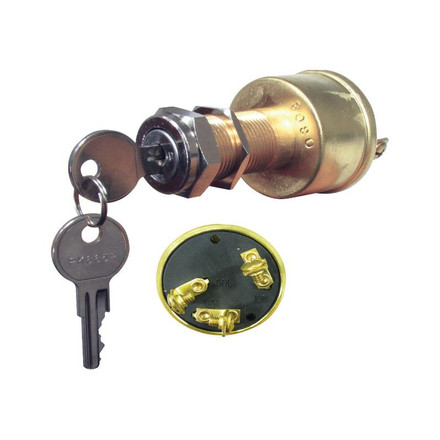 Sierra Marine Ignition Switch - Brass (SMP39060-1) | The Boat Warehouse
