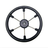 Luisi Steering Wheel - Leader Six Spoke Stainless Steel