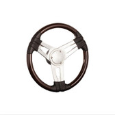 Gussi Italia Steering Wheel - Model 10 Three Spoke Aluminium