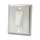 Light Switch - Single Switch, Stainless Steel