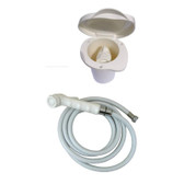 Compact Shower Kit With Head Hose And Housing