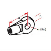 SeaStar Solutions Terminal Eyes - Cable Series 30/33
