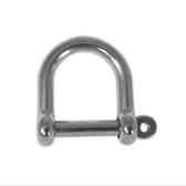 BLA Wide 'D' Shackles - Stainless Steel