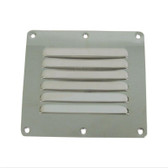 Louvre Vent - Stainless Steel Low Profile - 6 Louvres
