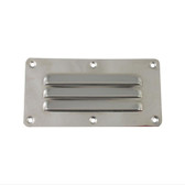Louvre Vent - Stainless Steel Low Profile - 3 Louvres