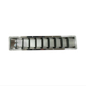 Louvre Vent - Stainless Steel Flat Top - 10 Louvres