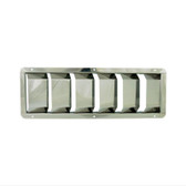 Louvre Vent - Stainless Steel Flat Top - 6 Louvres