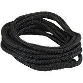 Mooring lines braided black uv stable polyester