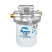 Sierra 21 Micron Fuel Filter - Complete Filter Assembly, Stainless Steel