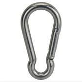 25 ct. Batting Cage Net 7 mm Carabiner Spring Snap Clips .275 dia steel 