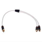 Fusion RCA Splitter Cable Male to Dual Female