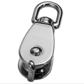 Viper Pro Series Stainless Steel Swivel Pulley - Up to 8mm Rope
