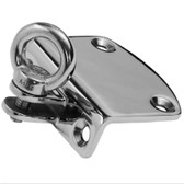 Viper Pro Series 90 Degree Stainless Steel Deck Mounting Bracket with Eye Bolt