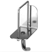 Relaxn Live Bait Scoop Stainless Steel Transom Mount with Stainless Steel Pump Holding Bar