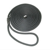White Fender Lines with Pre-Spliced Loop 8mm Polyester Double Braid 1.5m