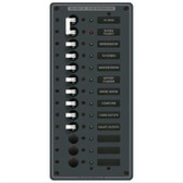 Circuit Breaker Panel AC Main 230V Traditional Metal - Main + 11 Positions