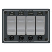 Contura Grey Switch Water-Resistant Panel - 4 Fused