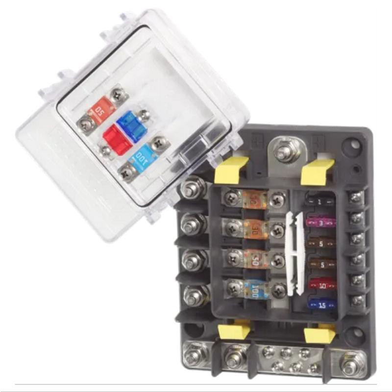 SafetyHub 150 Fuse Block with Negative Bus Bar (BS7748B) The Boat
