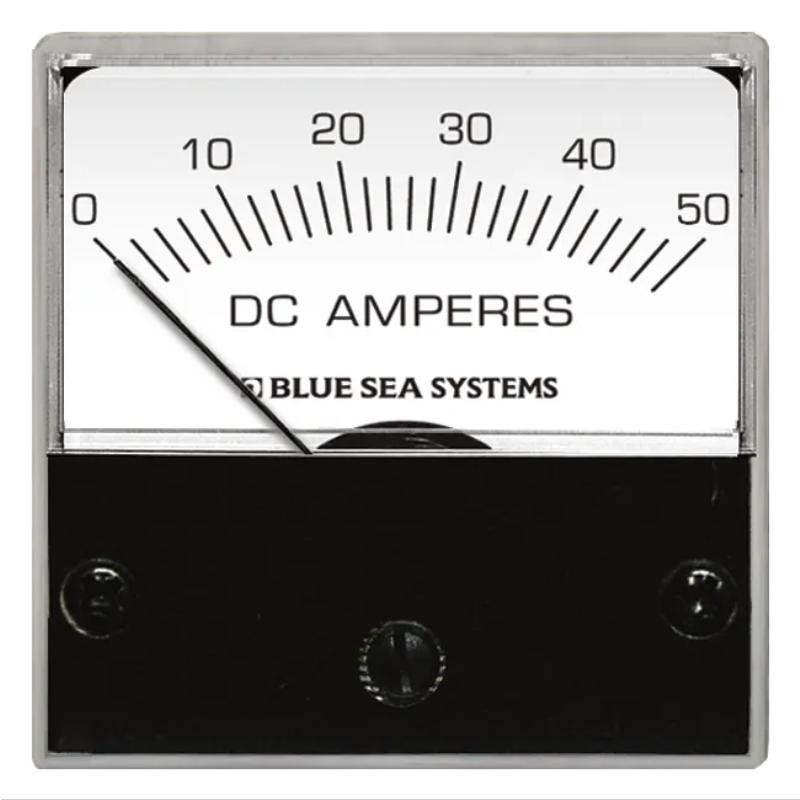 DC Analog Micro Ammeter with External Shunt 050V DC (BS8041B) The