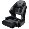 Relaxn Mako Premium Boat Seat - Black Carbon / Grey