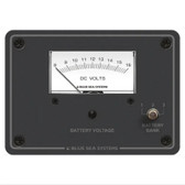 DC Analog Voltmeter Panel - Traditional Metal