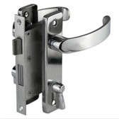 Stainless Steel Lockable Door Handle - Left Hand Model