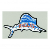 Reelax Fish Sticker - Raised
