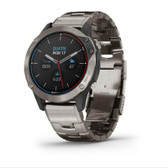 Garmin Quatix 6 Watch - Titanium Grey with Titanium Band