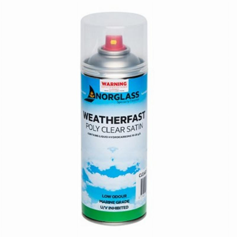 Weatherfast Clear Enamel Spray Can (300g) (8481 8491) Boat