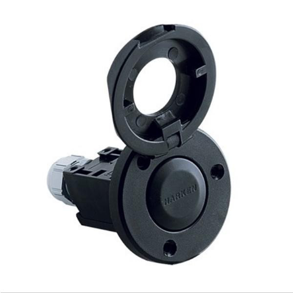 HARKEN Black Electronic Winch Switch SingleFunction, Guard Top