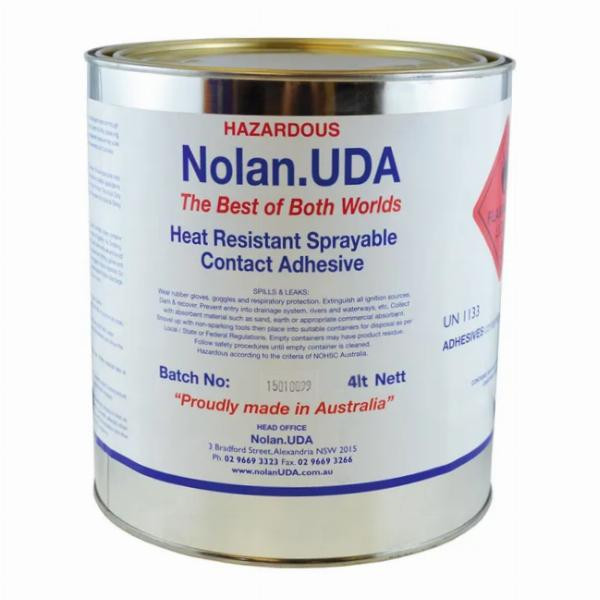 Sprayable Contact Adhesive Heat Resistant (4lt) (12DXWCA01001) Boat Warehouse Australia