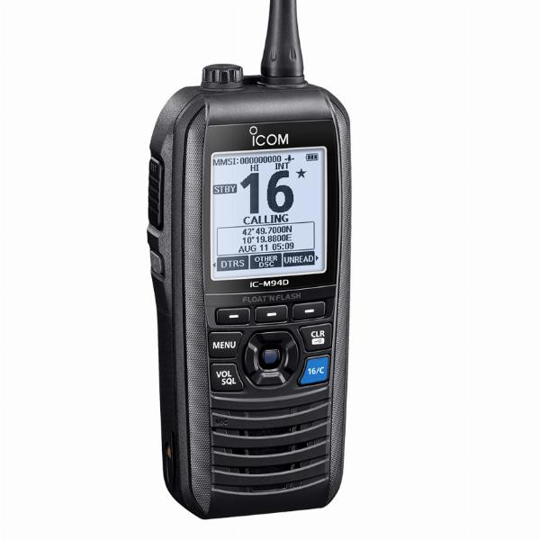 ICOM IC-M94DE Handheld VHF Radio with DSC & AIS Receiver | Boat Warehouse  Australia