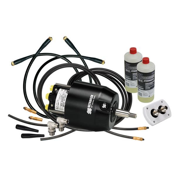 Ultraflex Hydraulic Steering Kit with 9m Hose White Bulkhead Fitting