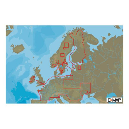 Lowrance C-MAP European Inland Waters Max (M-EN-M018-MS)  Boat 